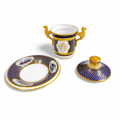 Limited edition Spode bone china chocolate cup & saucer "SS Great Britain" # 413/500