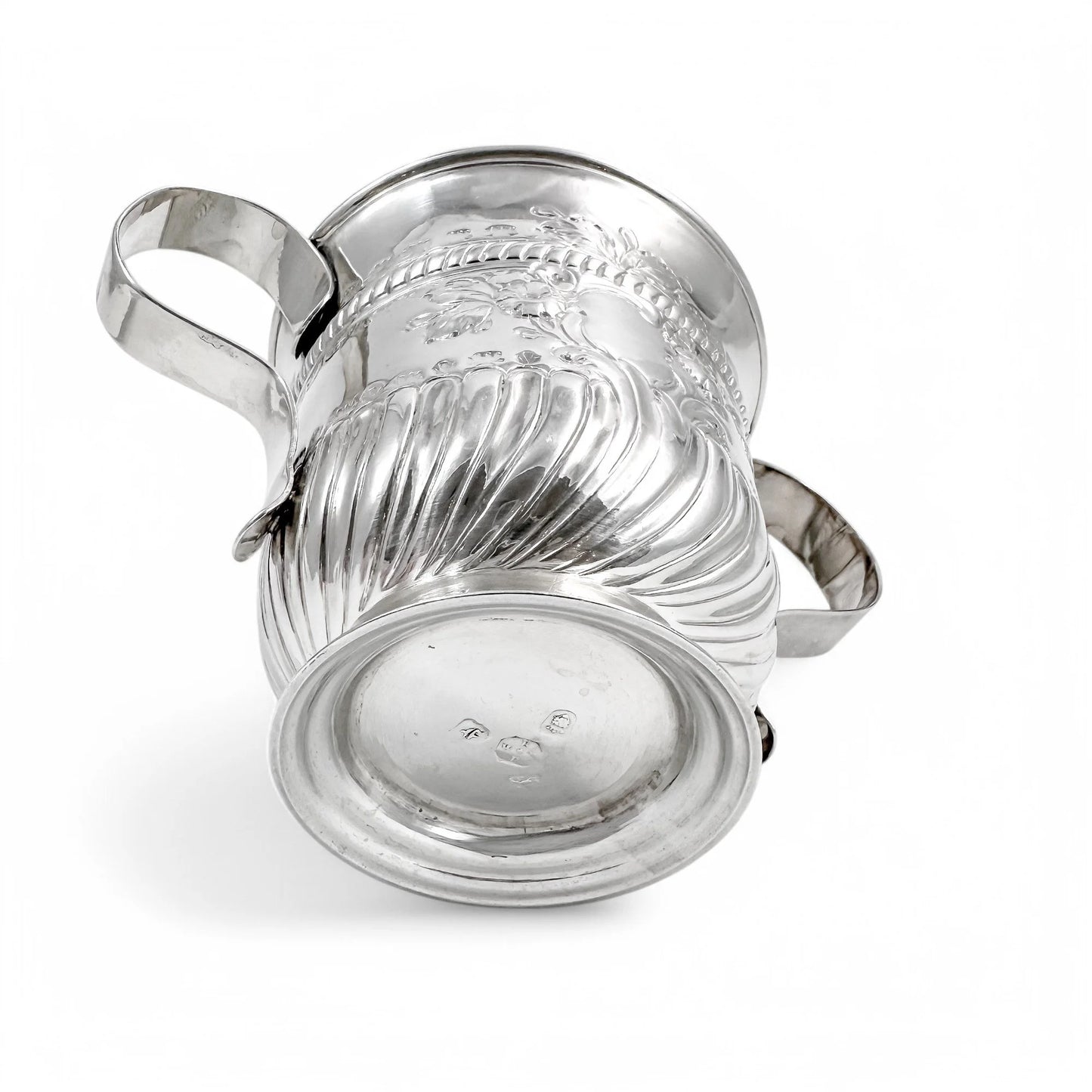 Georgian sterling silver two handled sugar bowl / porringer, William & Robert Peaston, 1761