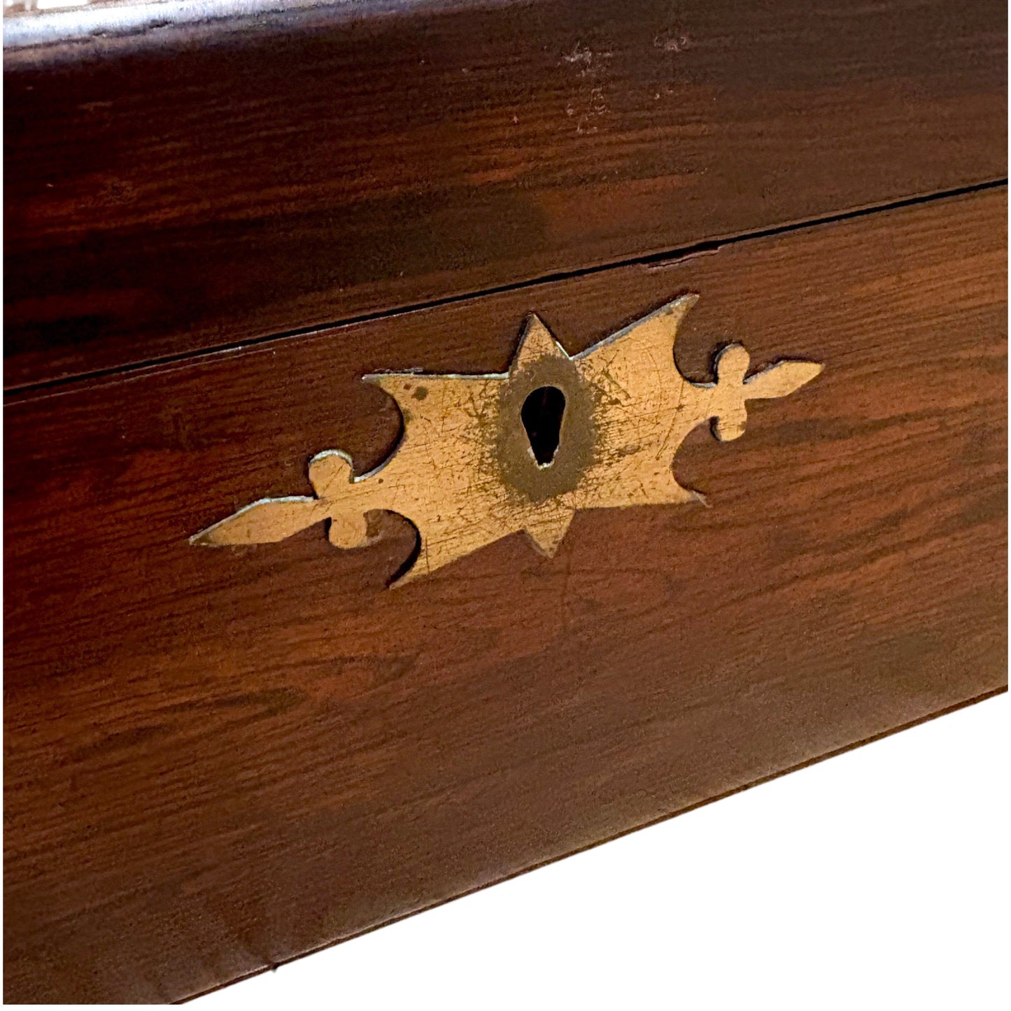 Victorian rosewood campaign writing slope, secret drawers