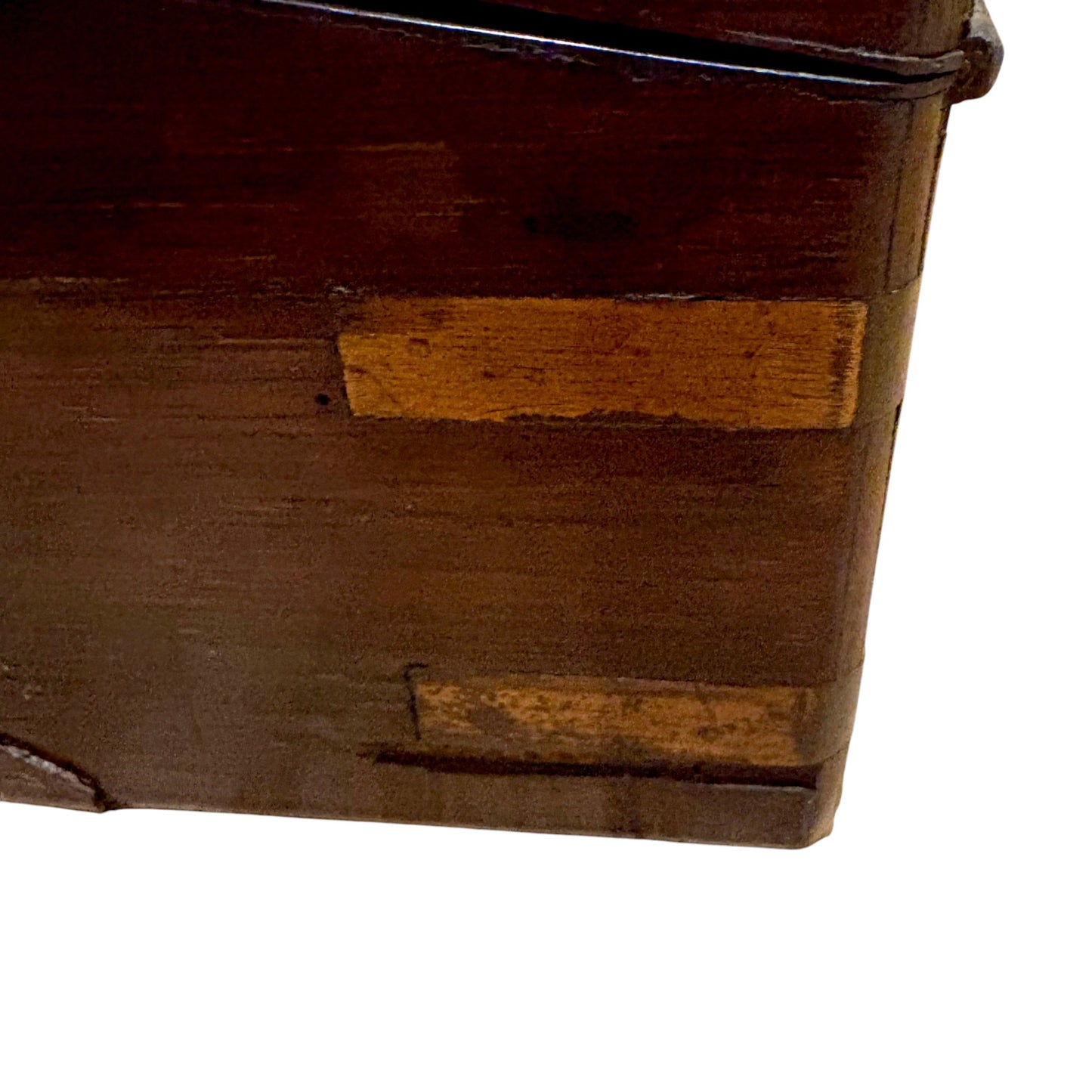 Victorian rosewood campaign writing slope, secret drawers
