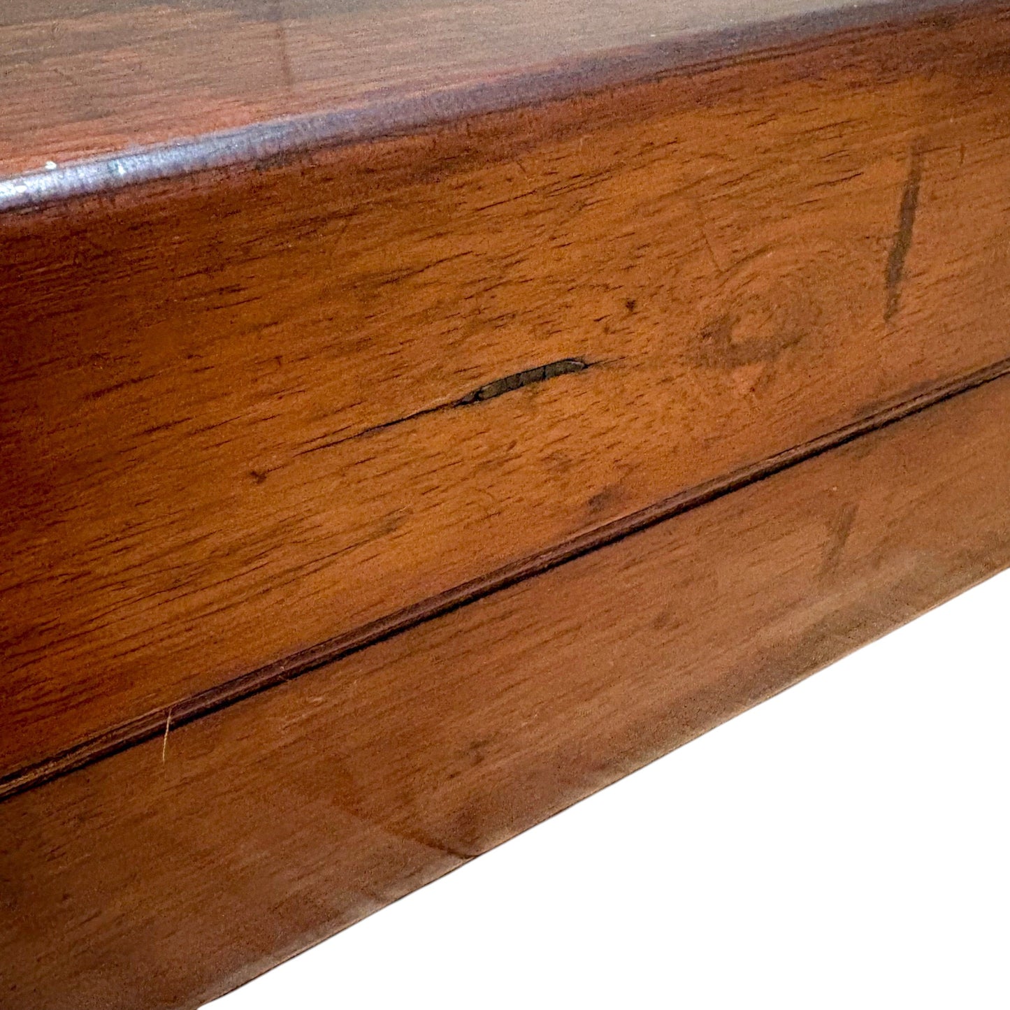 Victorian rosewood campaign writing slope, secret drawers