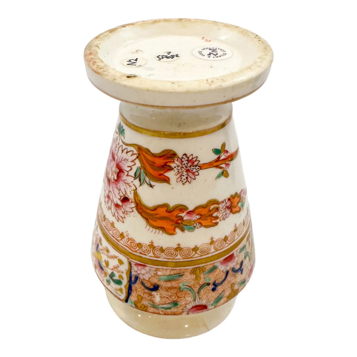 George III Spode porcelain Imari urn-shaped spill vase