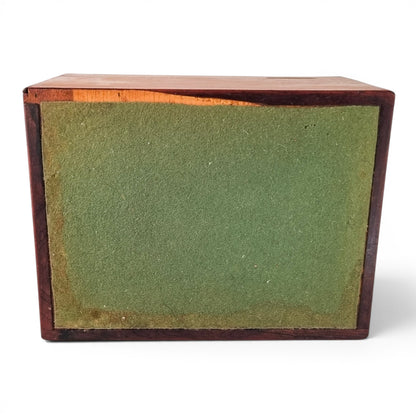 Victorian mother-of-pearl box, mirror & secret drawer