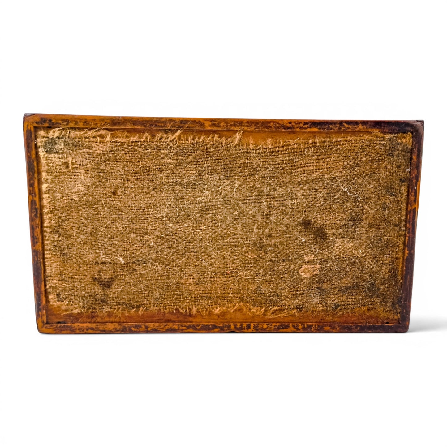 Victorian mahogany tea caddy, working lock and key