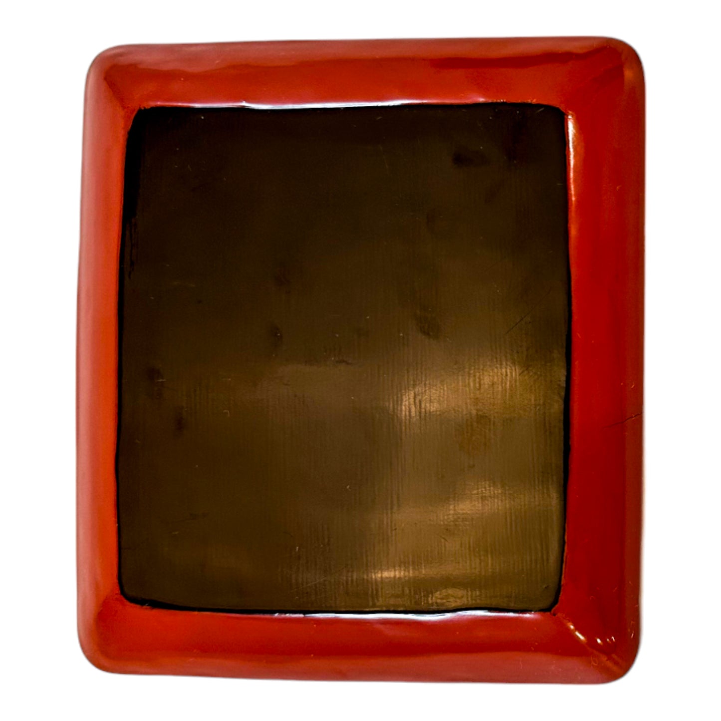 1920's Chinese Republic red lacquer cinnabar lidded box with tray