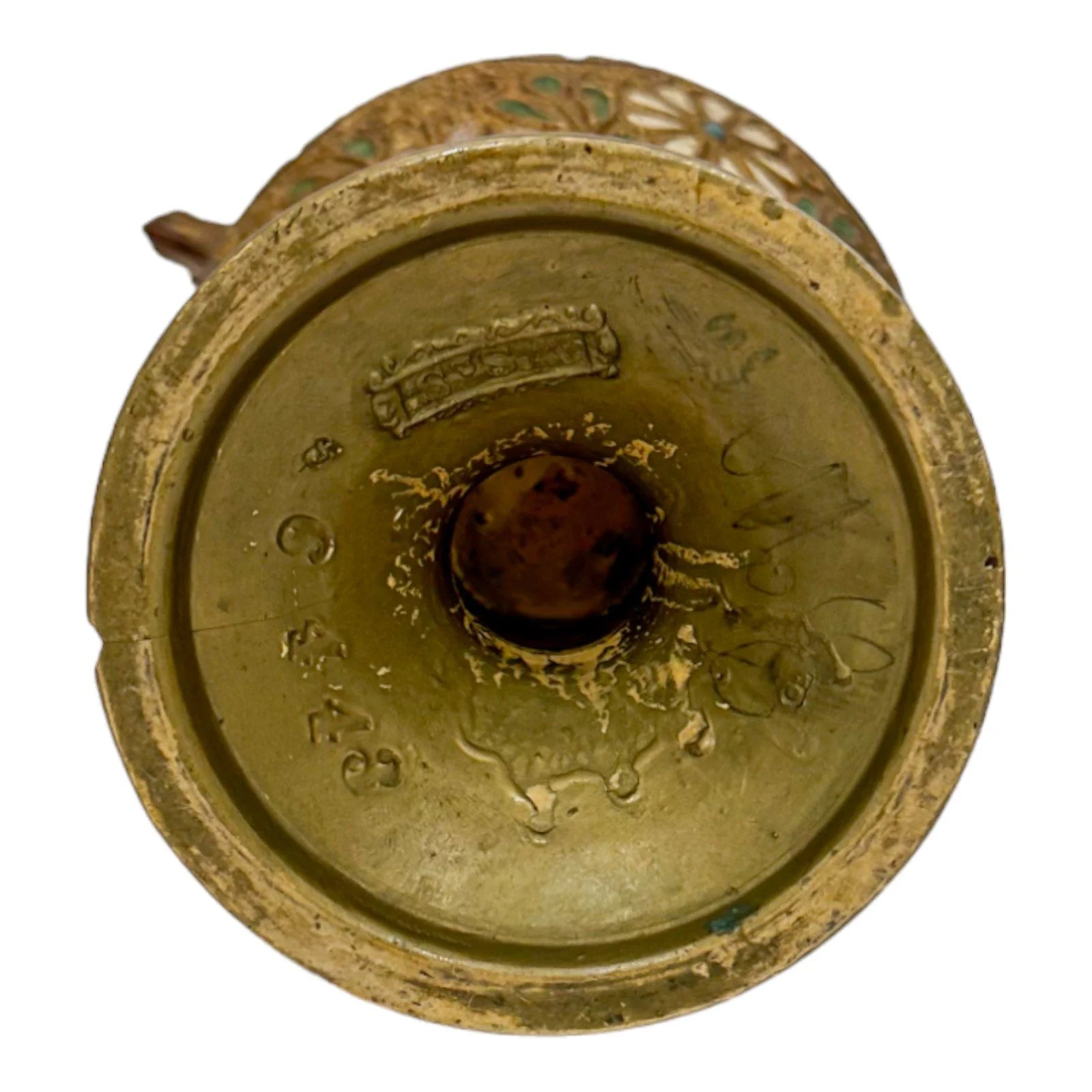 1890's Wilhelm Schiller & Sohn pottery ewer in Islamic style