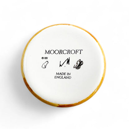 Vintage Moorcroft Enamels miniature vase with narcissus white flowers
