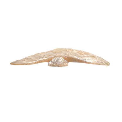 19th century pilgrim's souvenir from The Holy Land, mother of pearl carved shell of Jesus' Resurrection