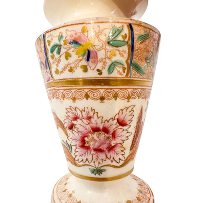 George III Spode porcelain Imari urn-shaped spill vase