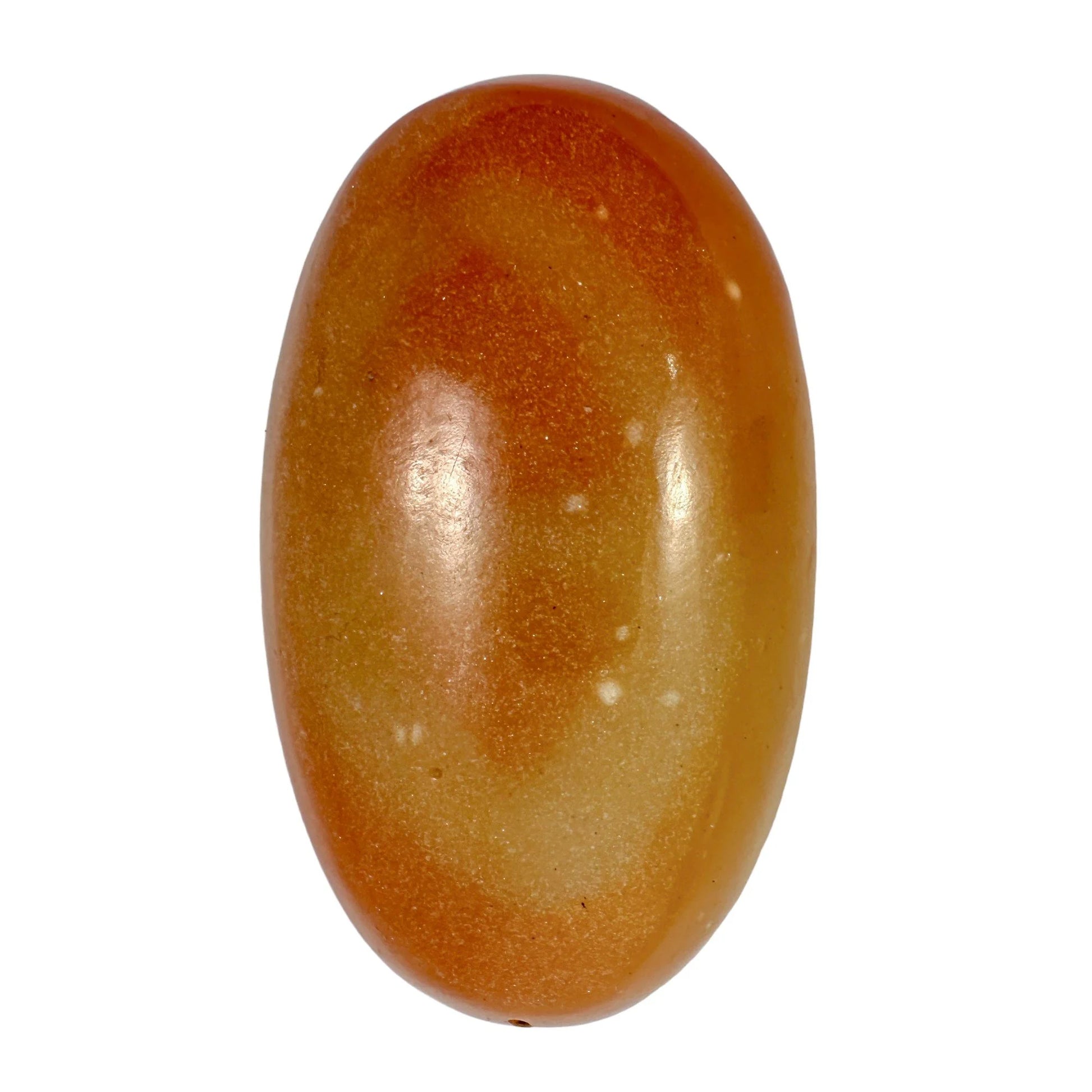 Qing Dynasty hand carved Chinese yellow Shoushan Stone boulder / paperweight
