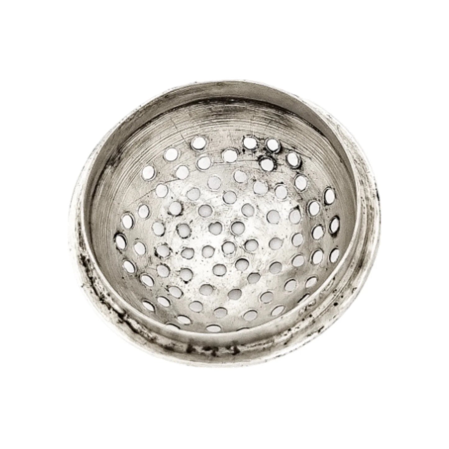 George III Thomas Johnson sterling silver sugar spice caster / muffineer, 1807