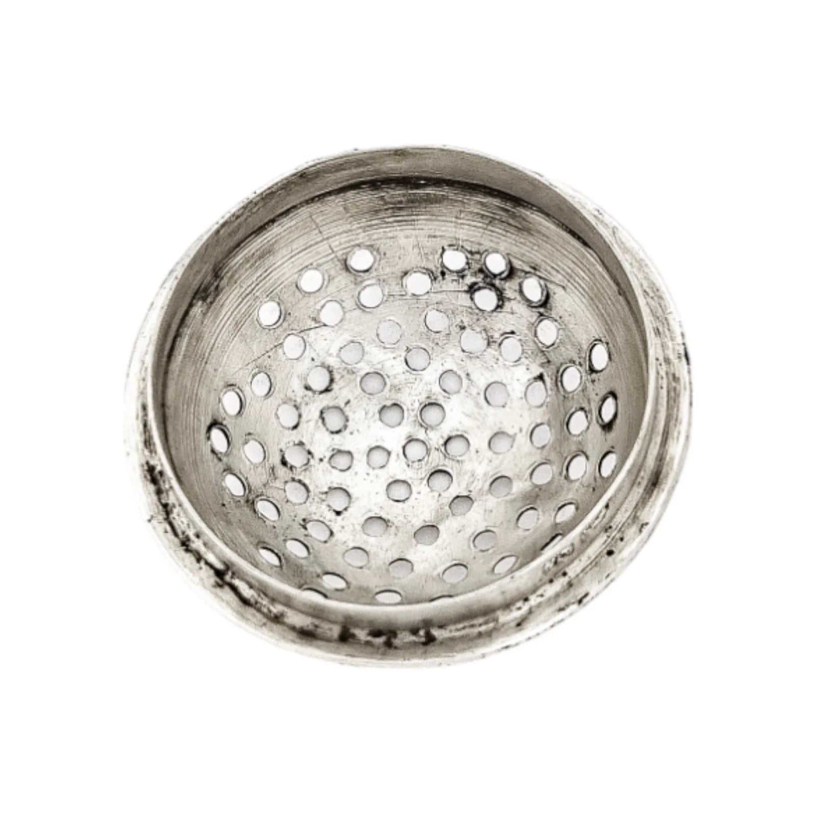 George III Thomas Johnson sterling silver sugar spice caster / muffineer, 1807