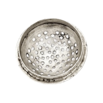 George III Thomas Johnson sterling silver sugar spice caster / muffineer, 1807