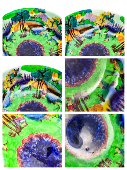 Large Daisy Makeig Jones Wedgwood “Fairyland Lustre” bowl