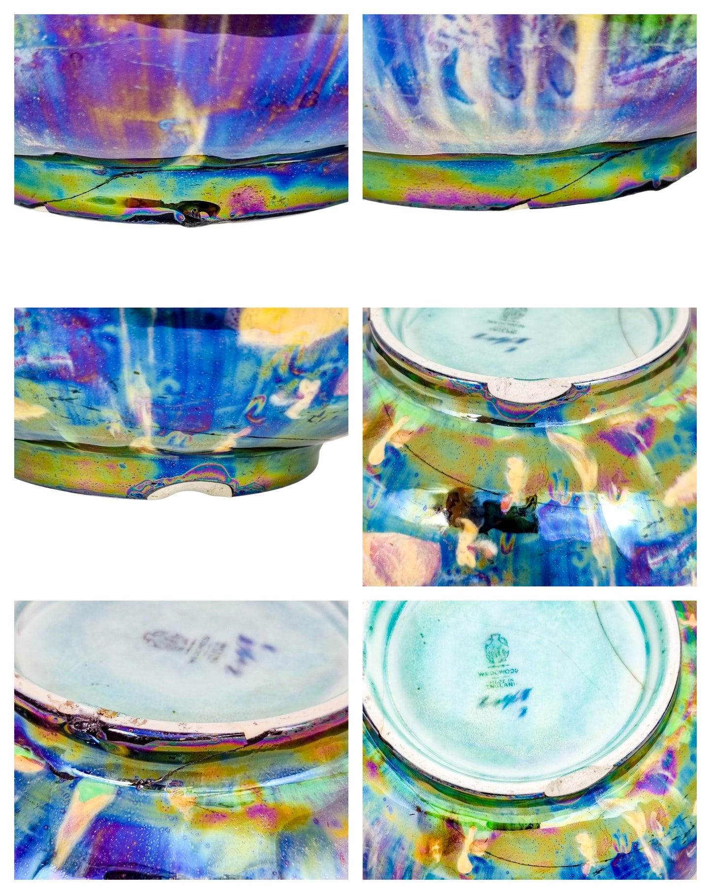 Large Daisy Makeig Jones Wedgwood “Fairyland Lustre” bowl