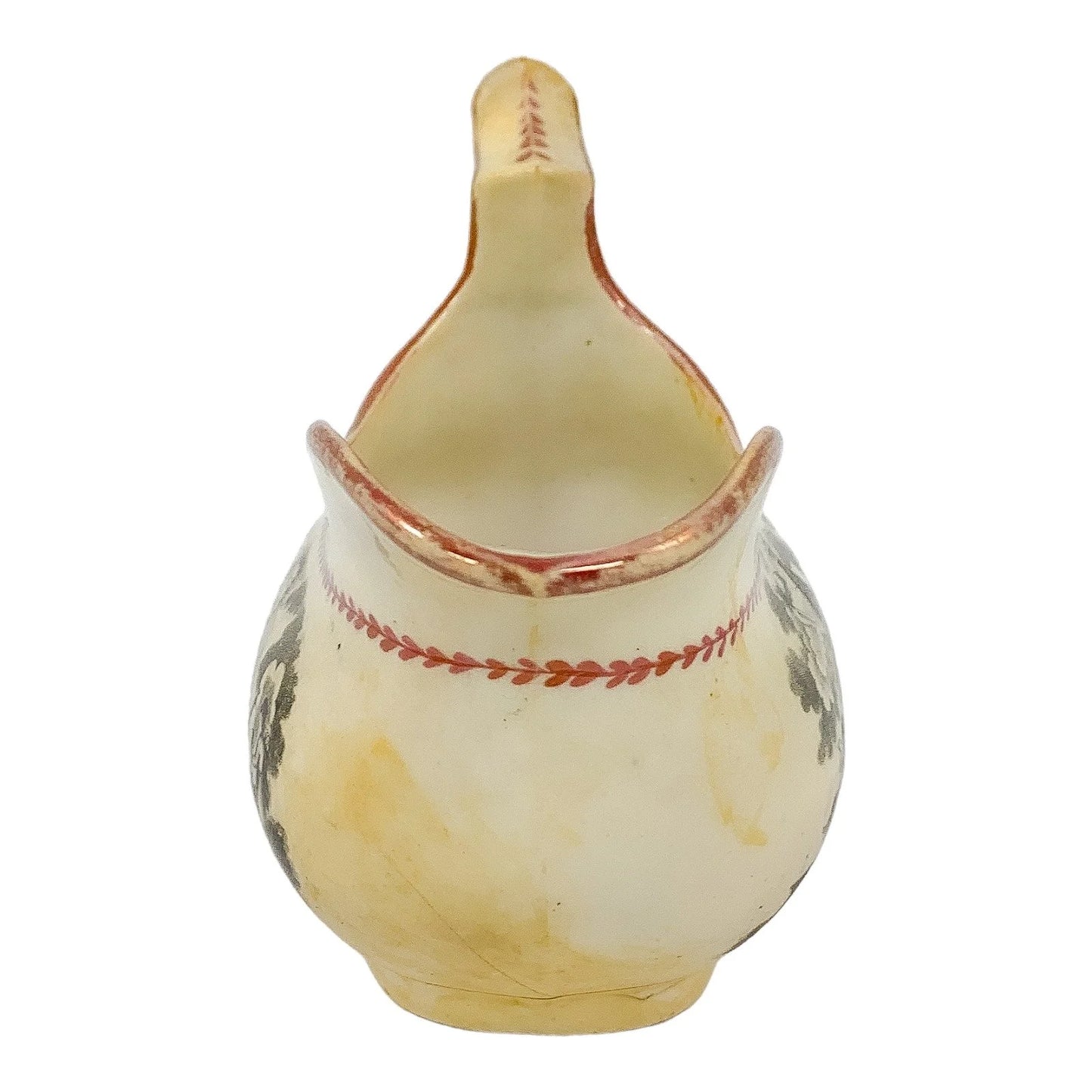 Georgian Princess Charlotte Royal commemorative Staffordshire lustre pottery jug/creamer