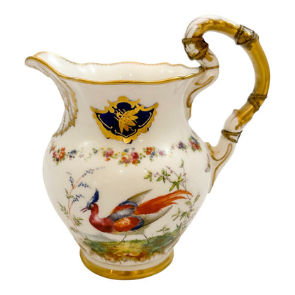 Edwardian Royal Doulton porcelain "Bird of Paradise" jug