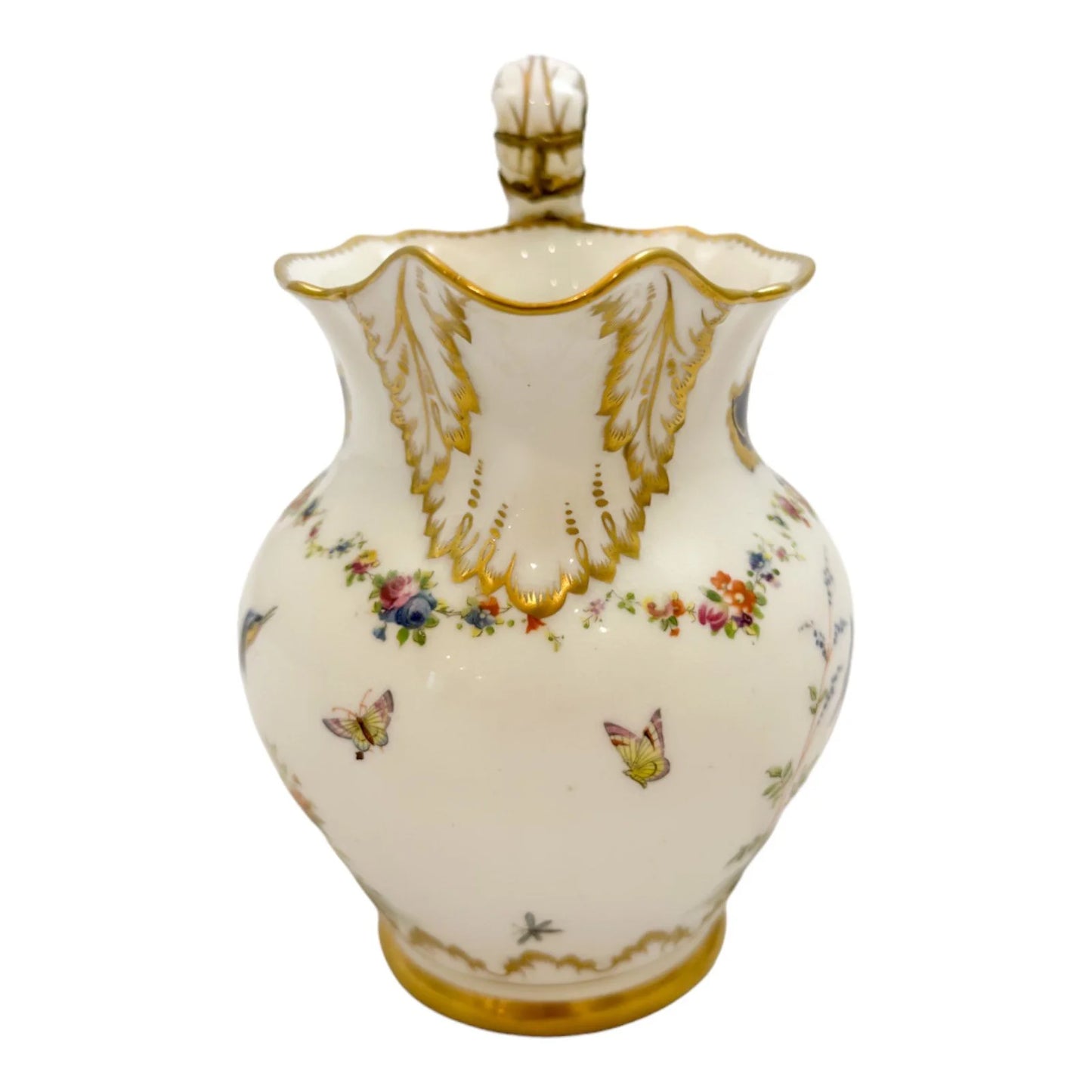 Edwardian Royal Doulton porcelain "Bird of Paradise" jug
