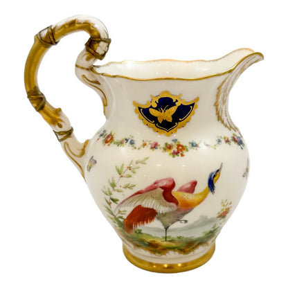 Edwardian Royal Doulton porcelain "Bird of Paradise" jug