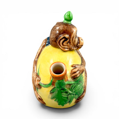 Minton bone china monkey teapot, boxed with certificate