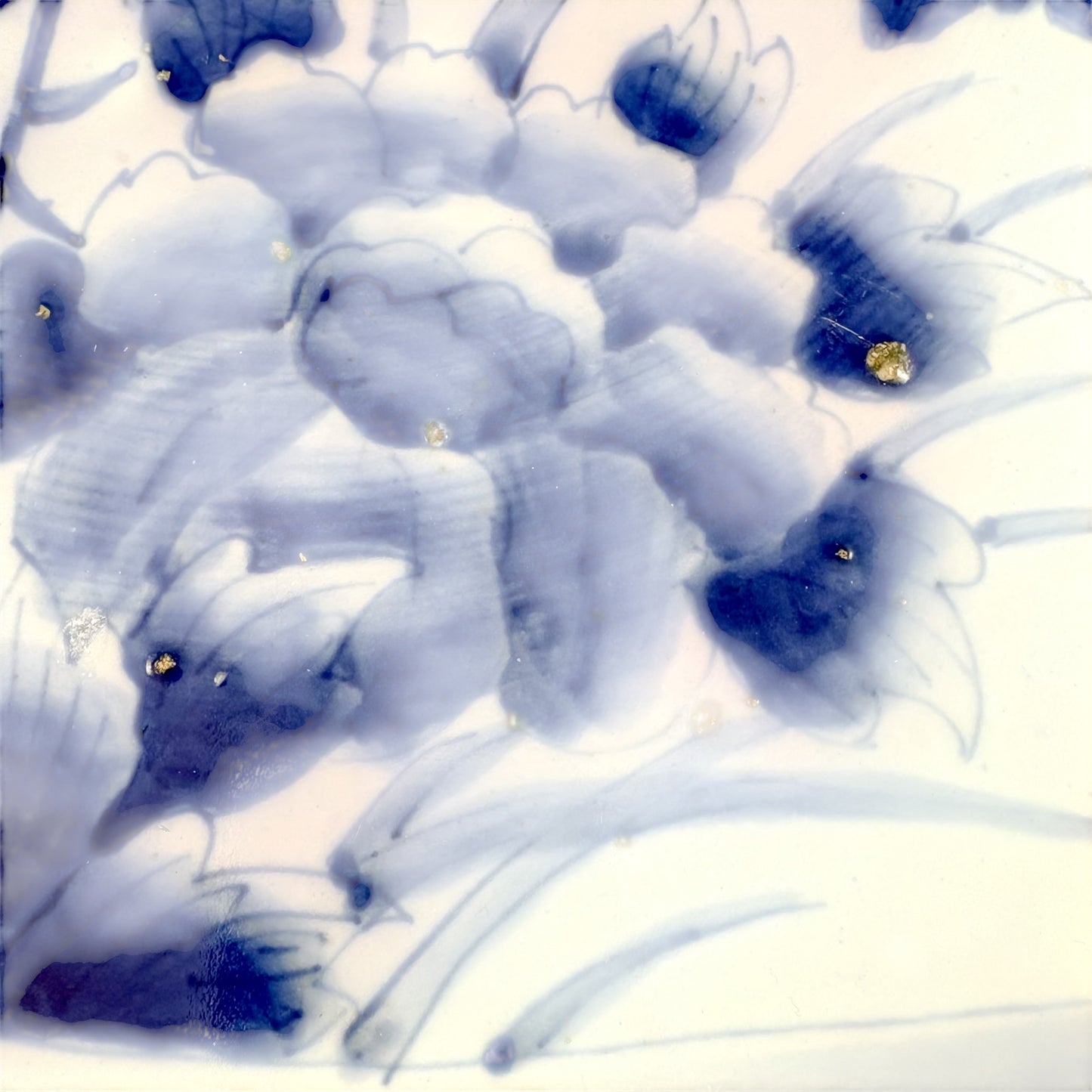 Meiji period Arita blue and white charger with pheasant