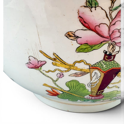 Masons ironstone punch bowl, circa 1815-1840, Grasshopper