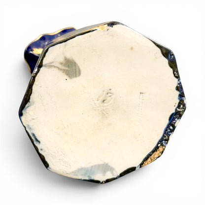 Mason's Ironstone jugs, Georgian, cobalt blue and gilt