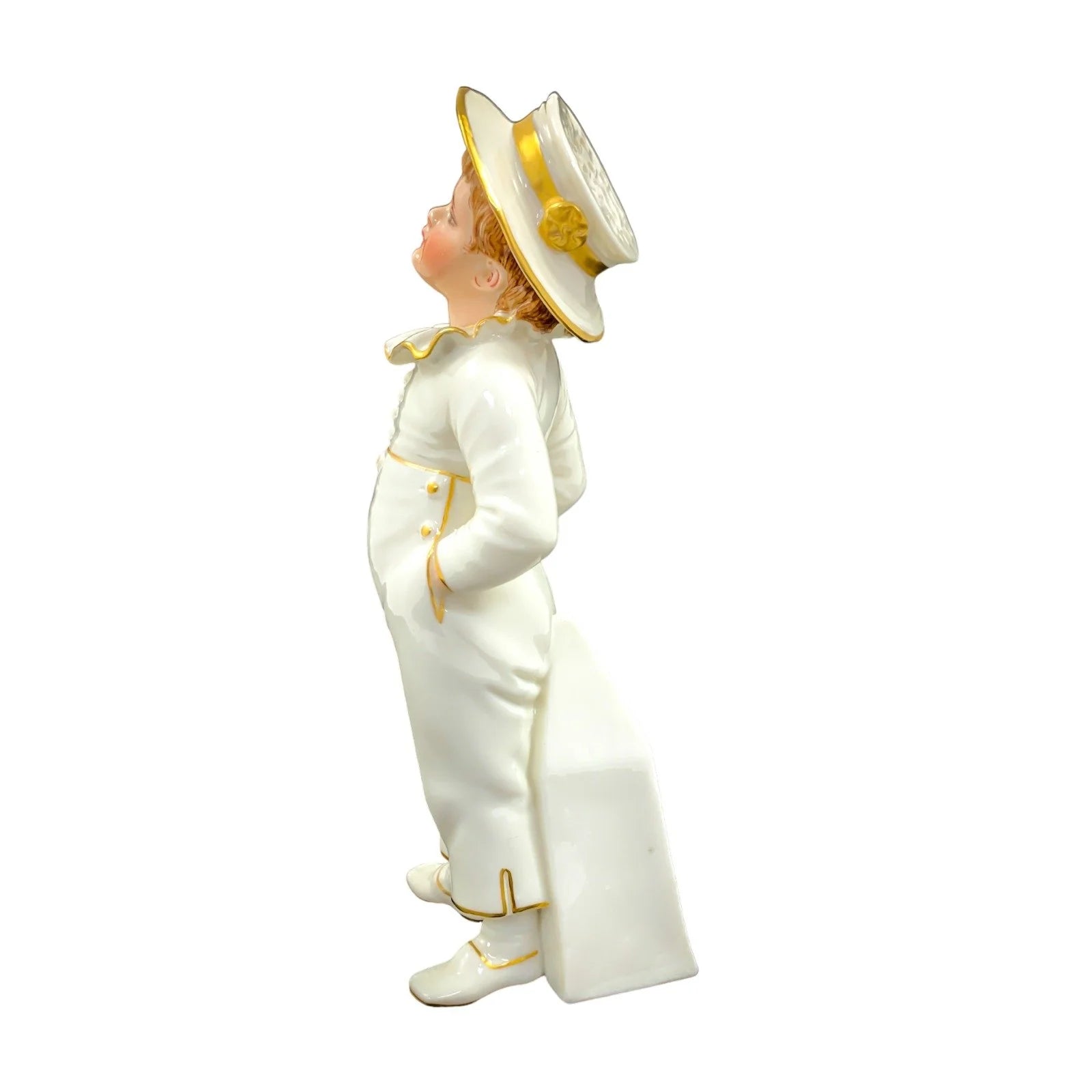 Royal Worcester sugar shaker in the shape of a young boy