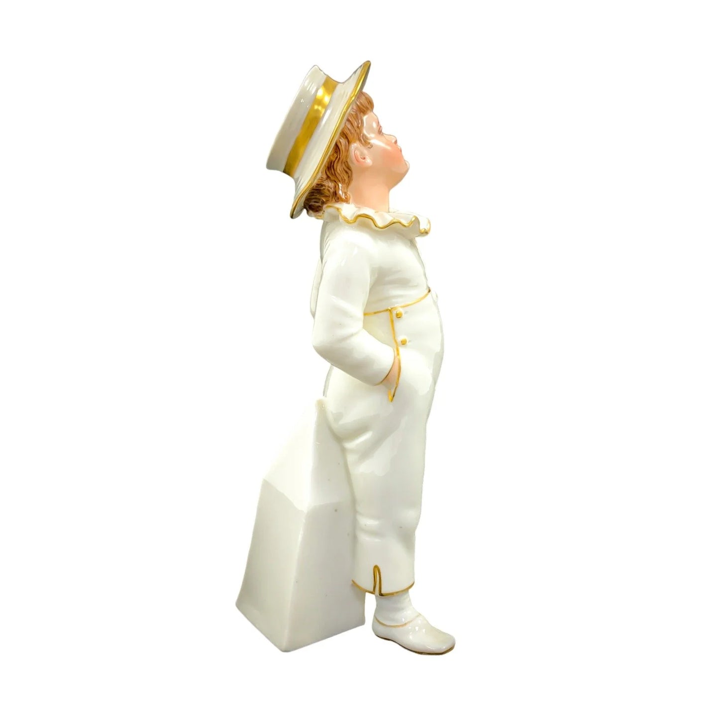 Royal Worcester sugar shaker in the shape of a young boy