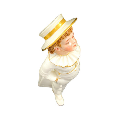 Royal Worcester sugar shaker in the shape of a young boy