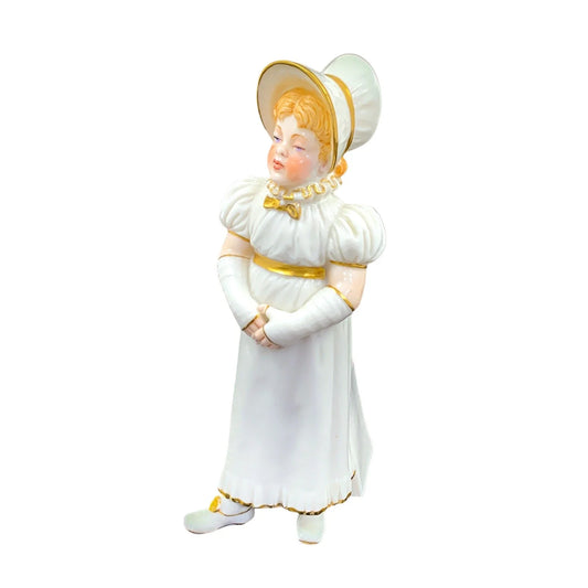 Royal Worcester sugar shaker in the form of a young girl