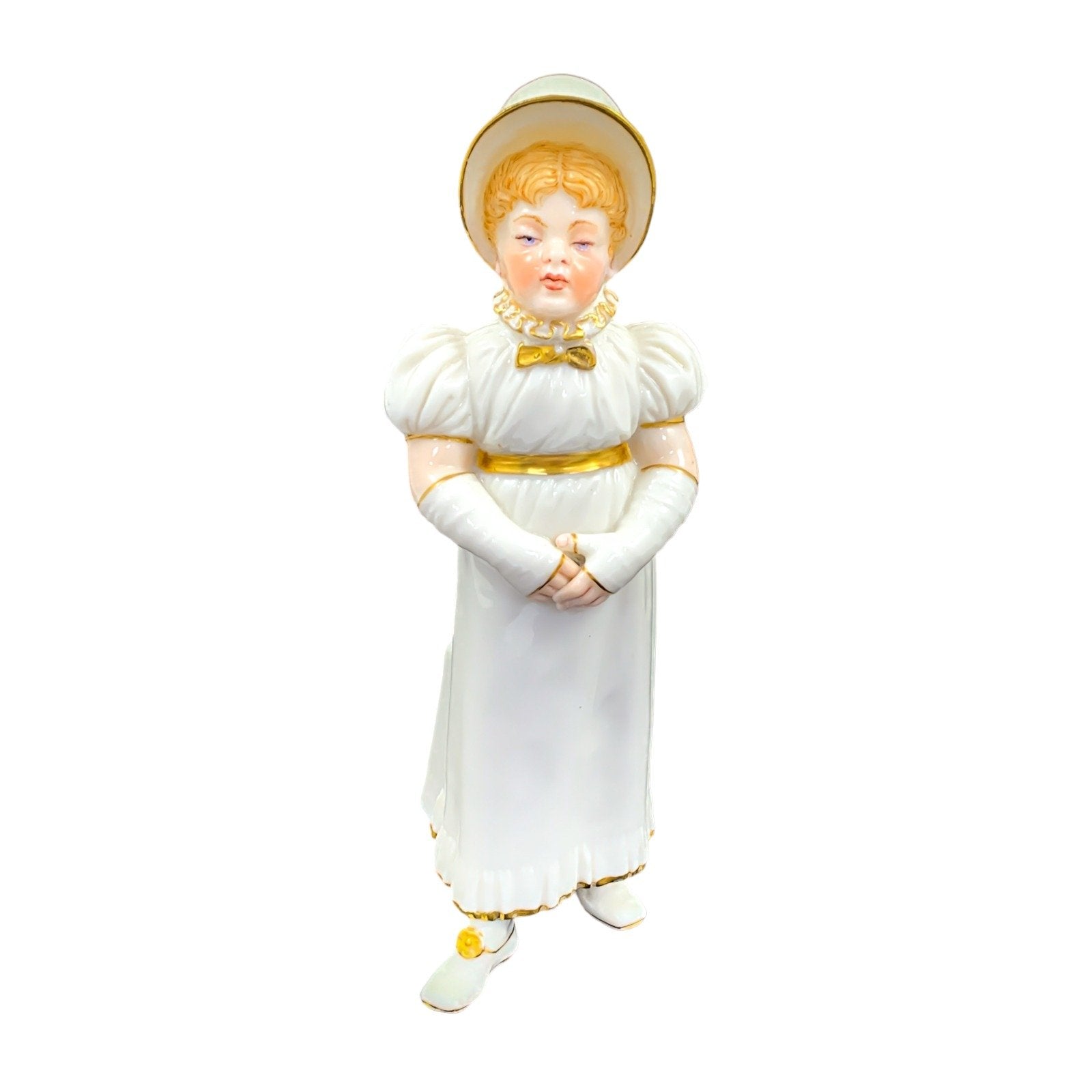 Royal Worcester sugar shaker in the form of a young girl