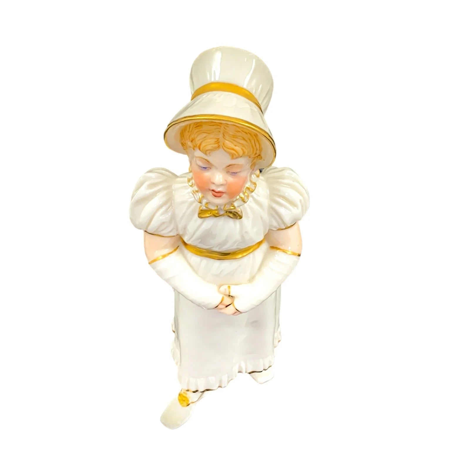 Royal Worcester sugar shaker in the form of a young girl