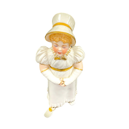 Royal Worcester sugar shaker in the form of a young girl