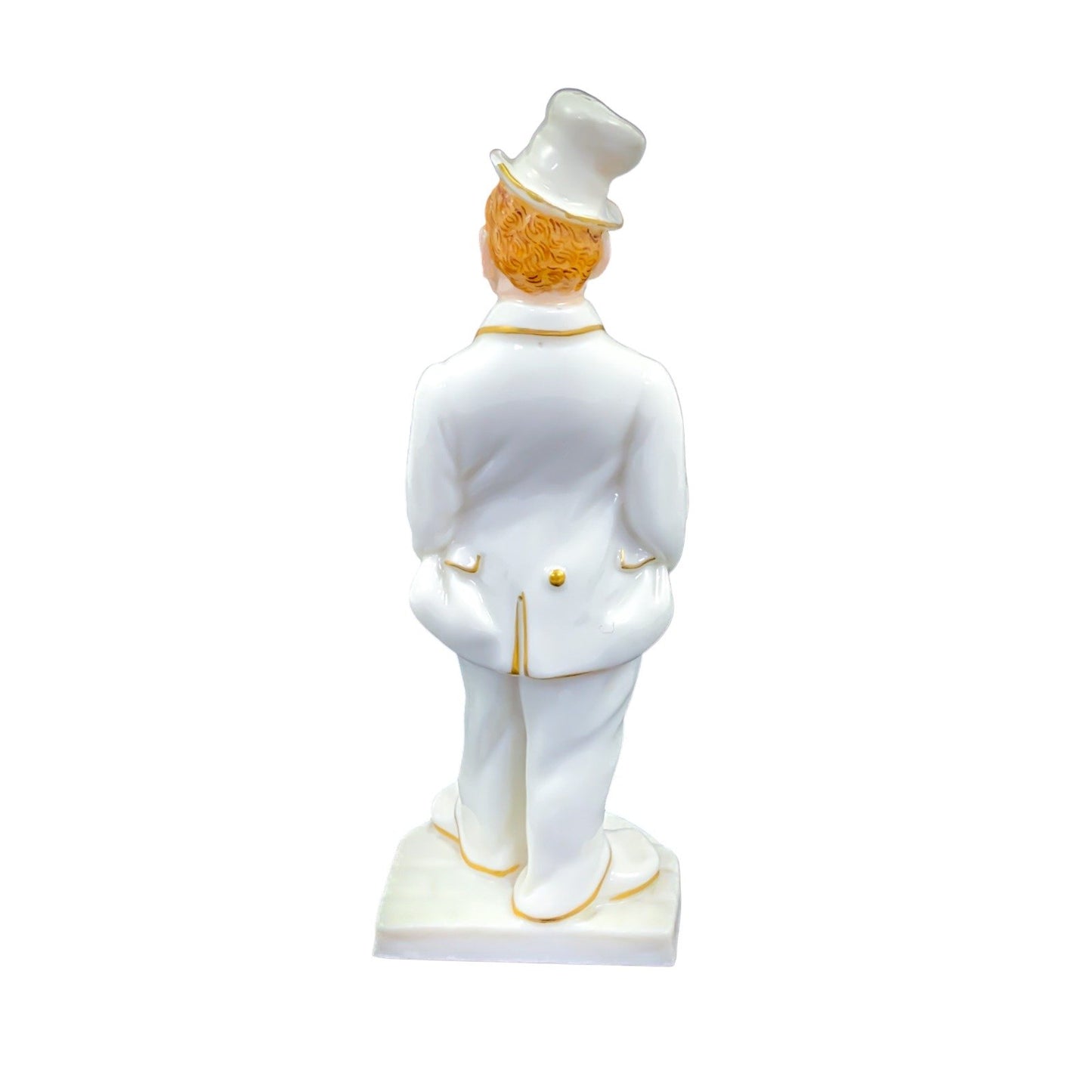Royal Worcester James Hadley "Down and Out" porcelain menu holder figurine of "The Toff"