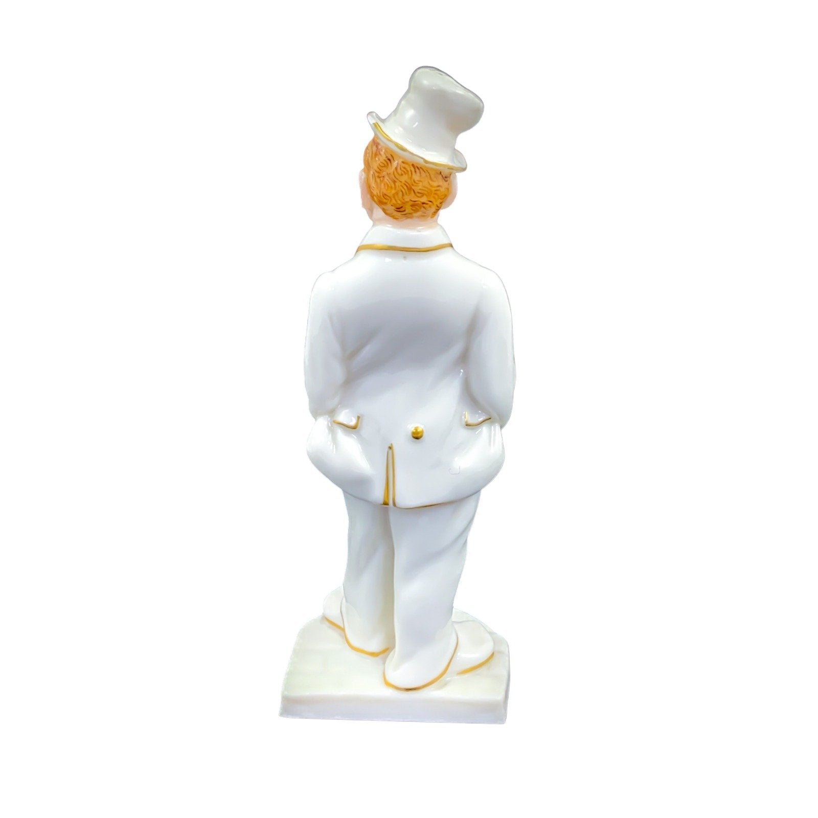 Royal Worcester James Hadley "Down and Out" porcelain menu holder figurine of "The Toff"