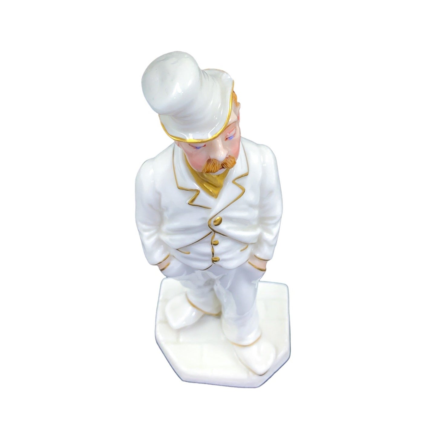 Royal Worcester James Hadley "Down and Out" porcelain menu holder figurine of "The Toff"