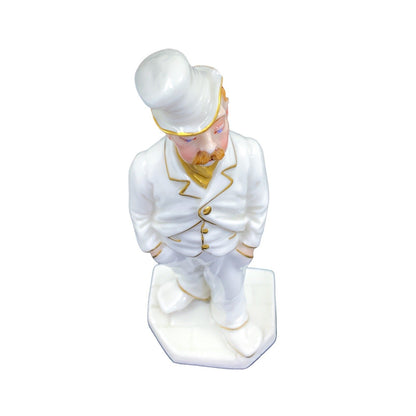 Royal Worcester James Hadley "Down and Out" porcelain menu holder figurine of "The Toff"