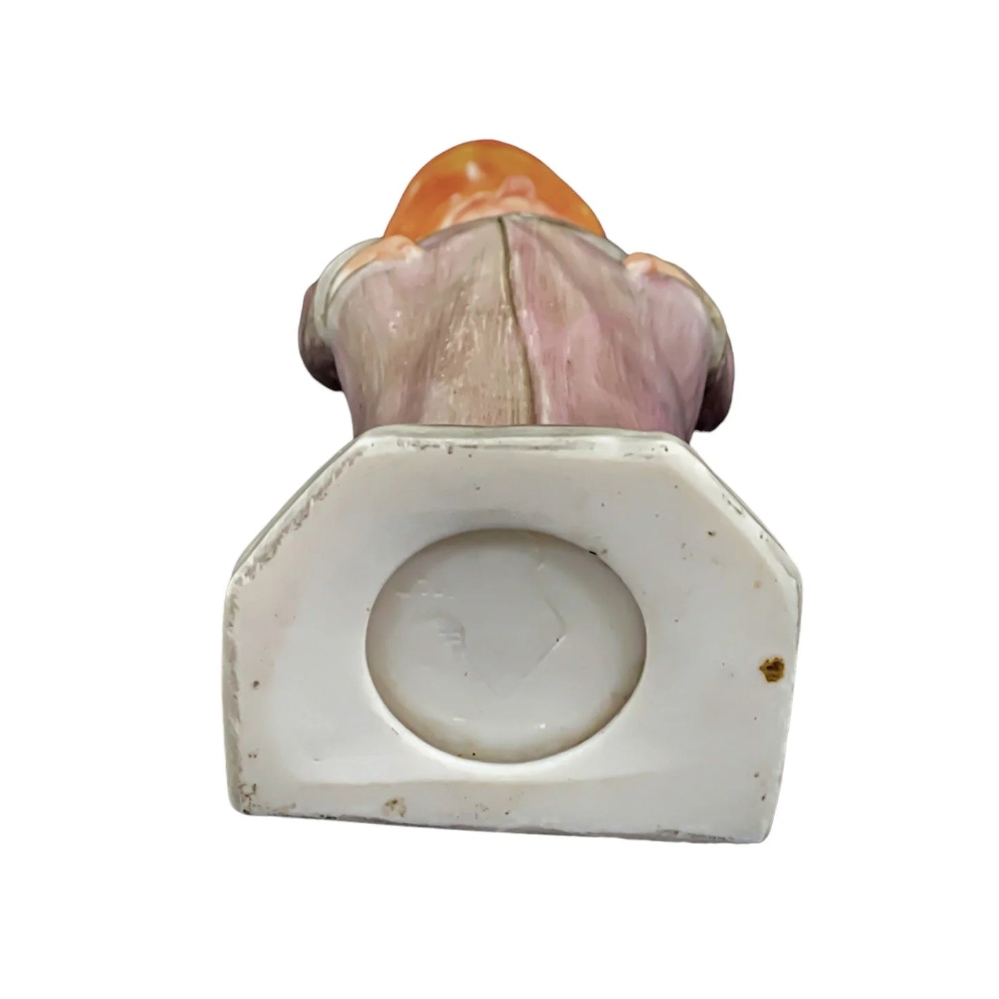 Victorian Royal Worcester James Hadley "Down and Out" porcelain menu holder figurine of "The Cabbie"