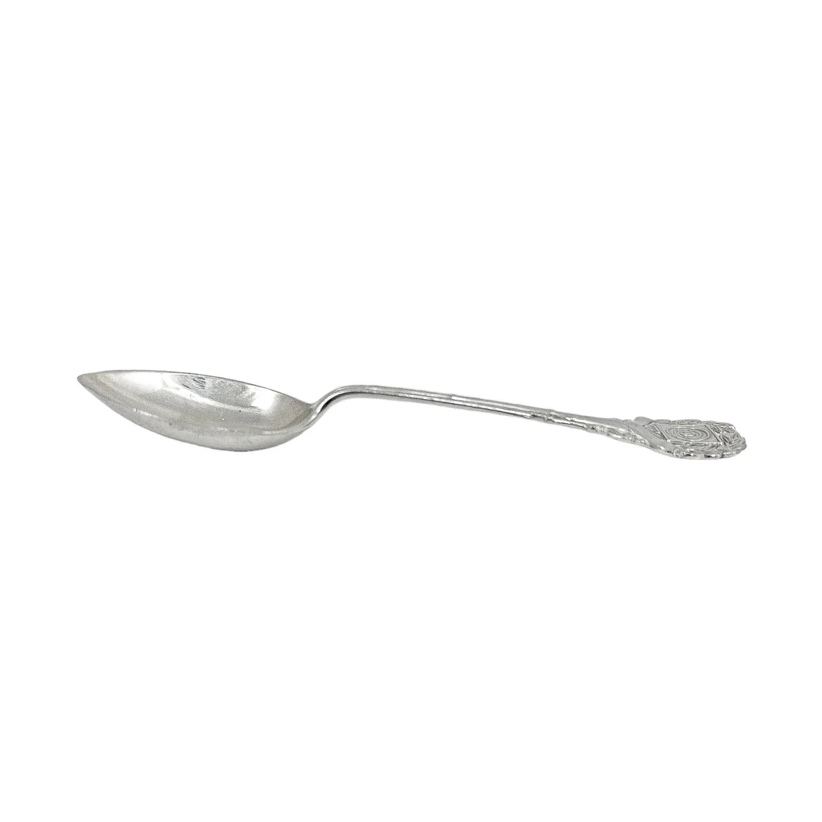 Edwardian boxed set 6 sterling silver demitasse coffee spoons; sporting interest