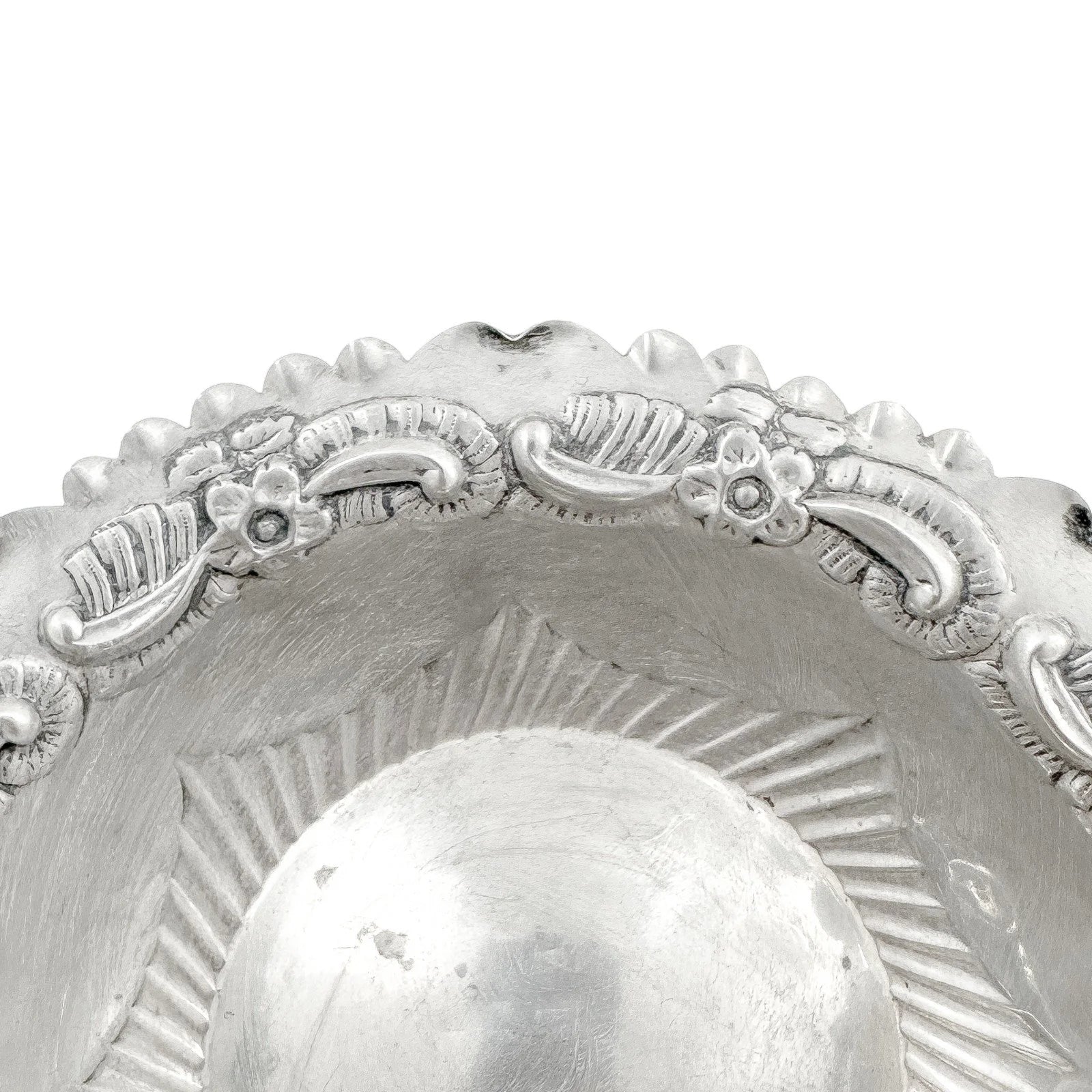 Victorian sterling silver sweetmeat dish / bonbon basket