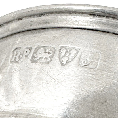 Pair of sterling silver Edwardian two handled bowls / trophy cups