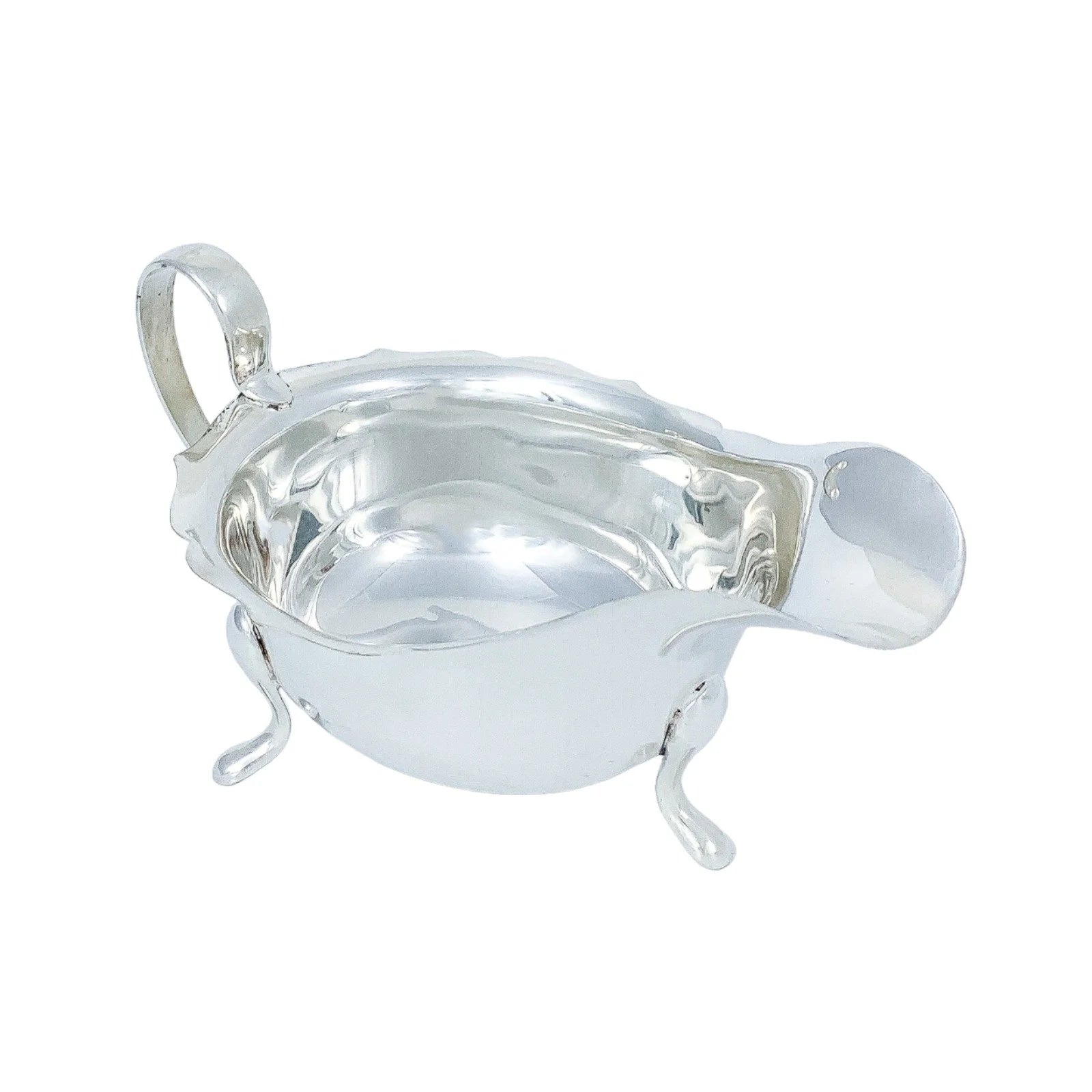 1920’s silver plated gravy / sauce boat by Viners of Sheffield