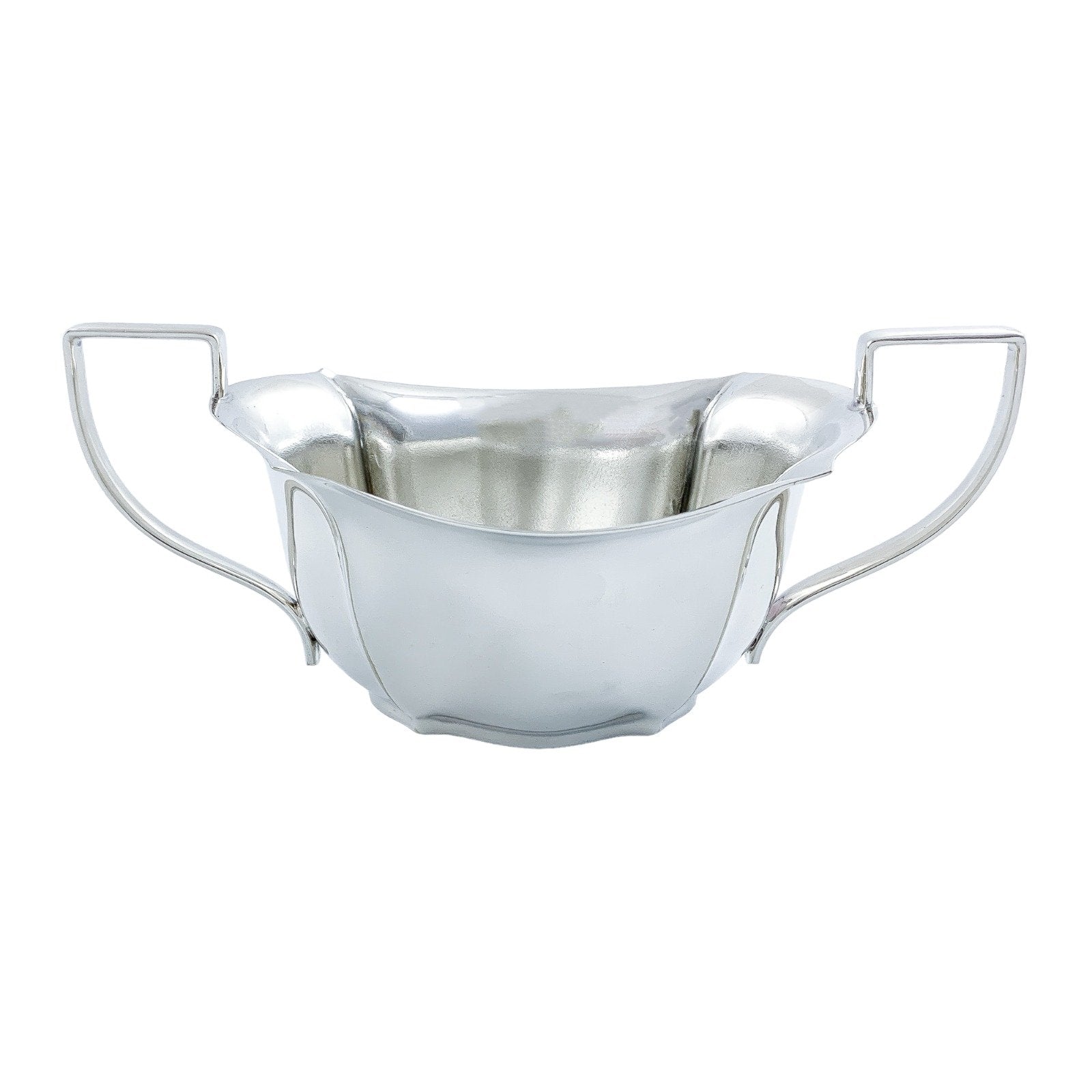 Art Deco 1920's three-piece silver plated tea set