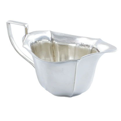 Art Deco 1920's three-piece silver plated tea set