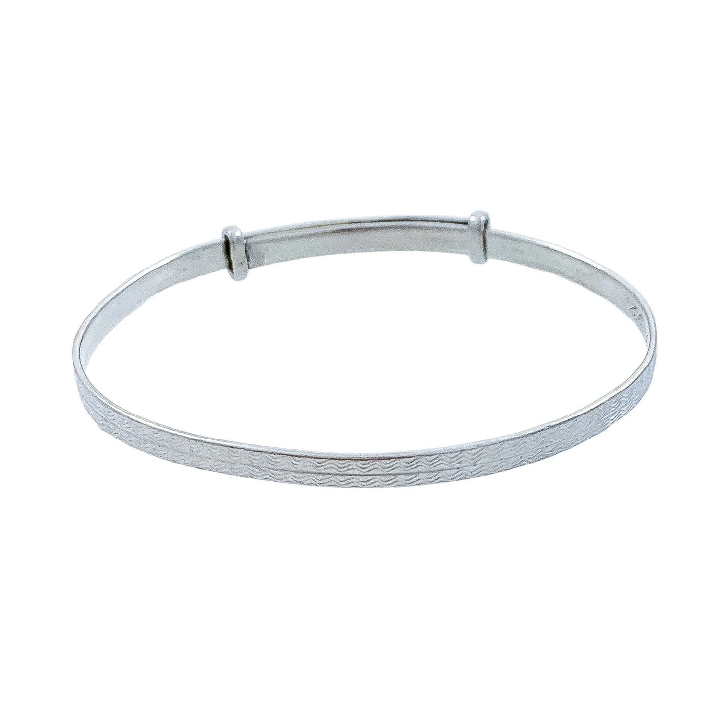 1930s Art Deco sterling silver child’s expandable buckle bracelet by Henry Griffith & Sons