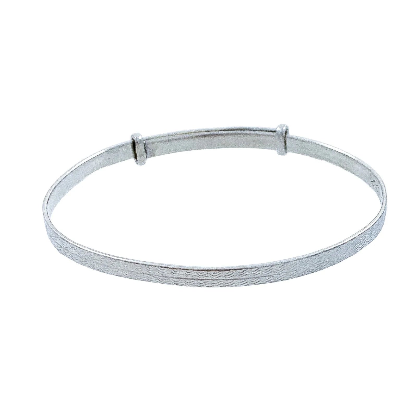 1930s Art Deco sterling silver child’s expandable buckle bracelet by Henry Griffith & Sons