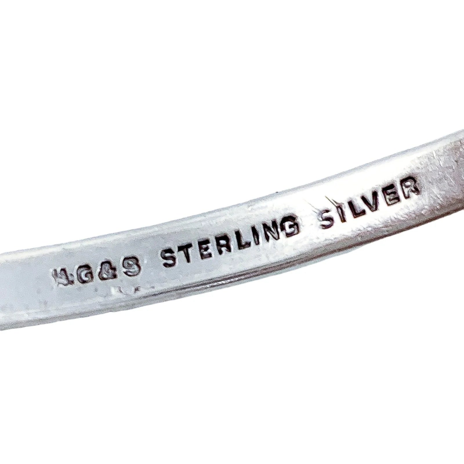 1930s Art Deco sterling silver child’s expandable buckle bracelet by Henry Griffith & Sons