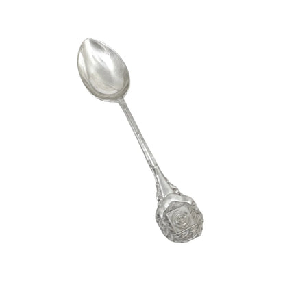 Edwardian boxed set 6 sterling silver demitasse coffee spoons; sporting interest