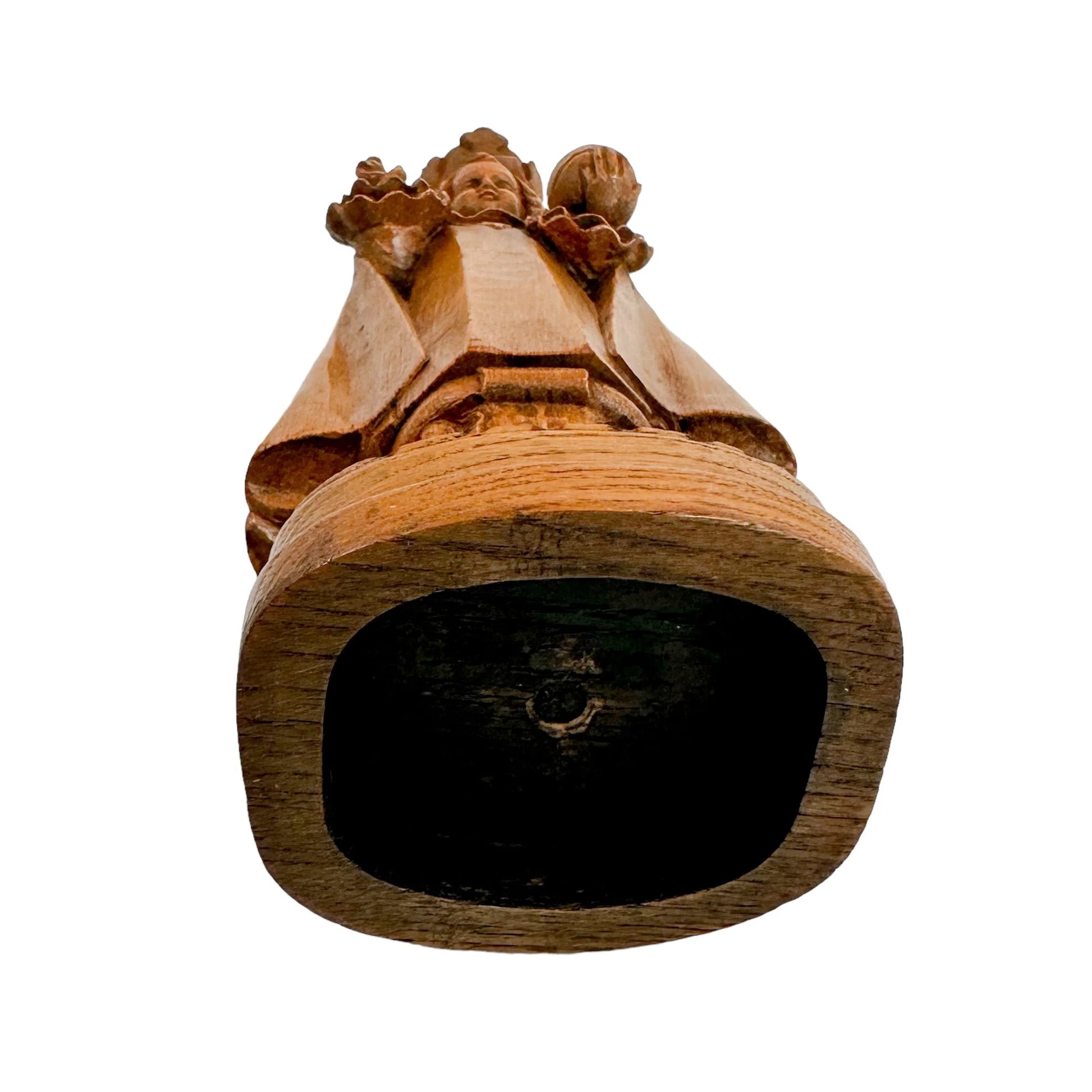 19th century carved oak figurine model of the Infant Jesus of Prague